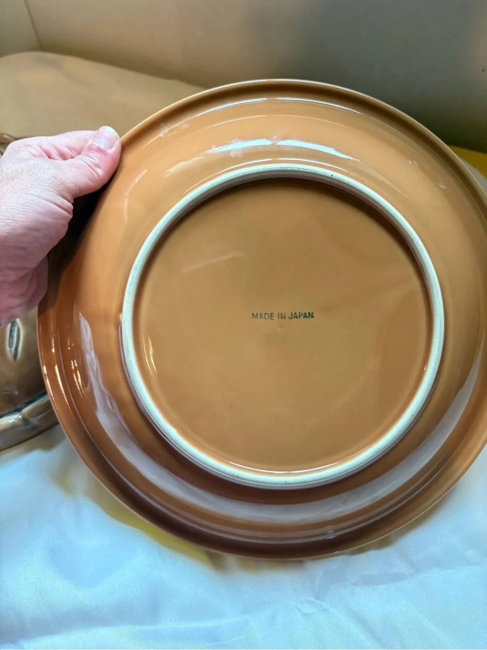 Vintage Apple Pie Ceramic Pie Keeper